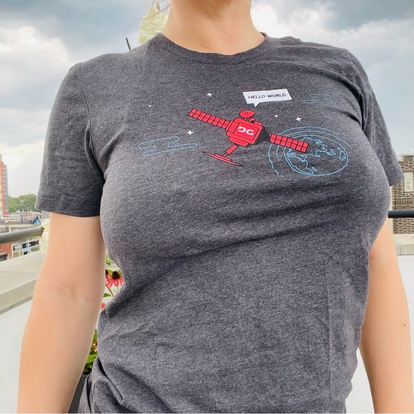 Random Long Short Sleeve Graphic T-Shirt Genderless Tech Prints or Joke S-M - Picture 5 of 16